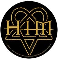 HIM - HEARTAGRAM - motiv 1 - okrúhla podložka pod pohár