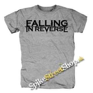 FALLING IN REVERSE - Logo - sivé pánske tričko