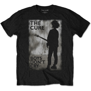 THE CURE - Boys Don't Cry Black & White - čierne pánske tričko