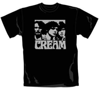 CREAM - Grey Pic - čierne pánske tričko