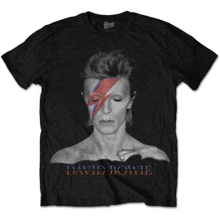 DAVID BOWIE - Aladdin Sane - čierne pánske tričko