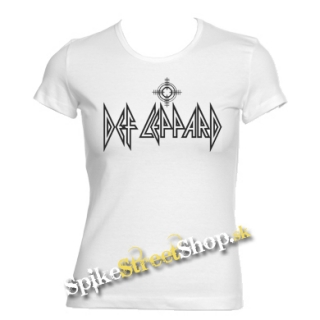 DEF LEPPARD - Logo - biele dámske tričko