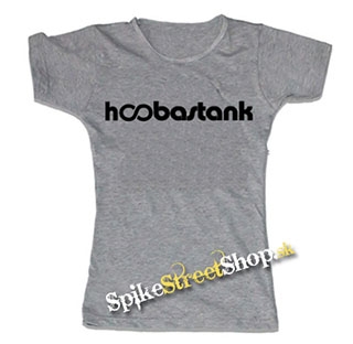 HOOBASTANK - Logo - šedé dámske tričko