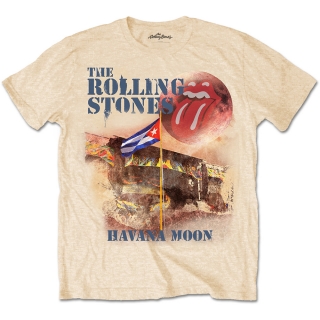 ROLLING STONES - Havana Moon - pieskové pánske tričko