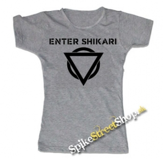 ENTER SHIKARI - Symbol - šedé dámske tričko