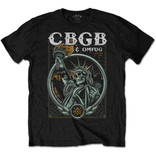 CBGB - Liberty - čierne pánske tričko