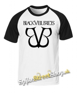 BLACK VEIL BRIDES - Logo 2 - dvojfarebné pánske tričko