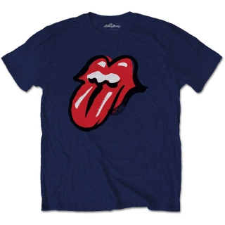 ROLLING STONES - No Filter Tongue - modré pánske tričko