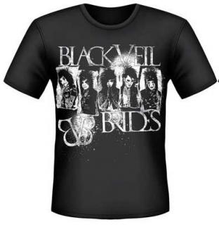 BLACK VEIL BRIDES - Stripes Official Mens - čierne pánske tričko