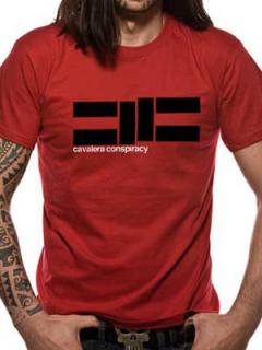 CAVALERA CONSPIRACY - Logo Mens - červené pánske tričko