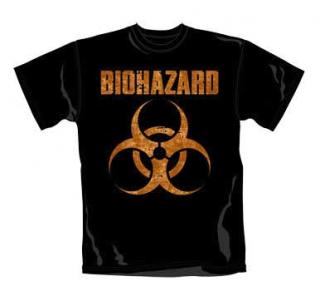 BIOHAZARD - Logo - pánske tričko (-40%=Výpredaj)