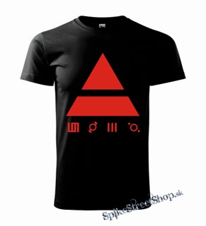 30 SECONDS TO MARS - Red Triad - čierne detské tričko