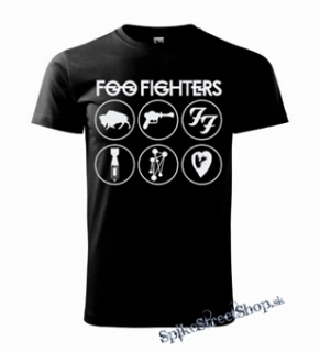 FOO FIGHTERS - Albums - čierne detské tričko