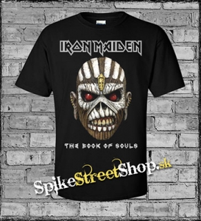 IRON MAIDEN - The Book Of Souls Mask - čierne detské tričko