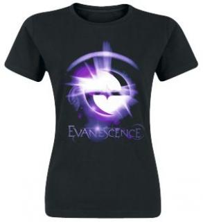 EVANESCENCE - Glare - čierne dámske tričko (Skinny Fit)