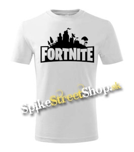 FORTNITE - Logo - biele detské tričko