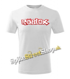 ROBLOX - Logo Red White - biele detské tričko