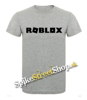 ROBLOX - Logo Symbol Black - šedé detské tričko