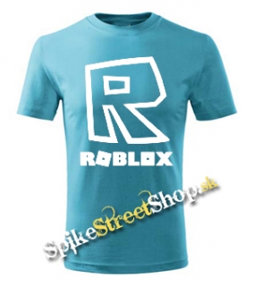 ROBLOX - Symbol & Znak - tyrkysové detské tričko