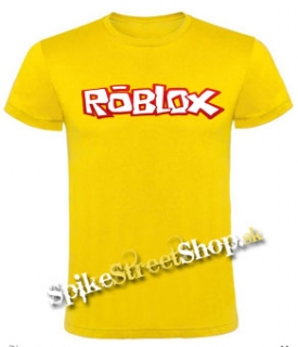 ROBLOX - Logo Red White - žlté detské tričko