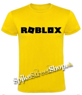 ROBLOX - Logo Symbol Black - žlté detské tričko