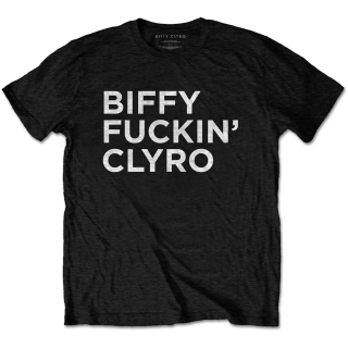 BIFFY CLYRO - Biffy Fucking Clyro - čierne pánske tričko