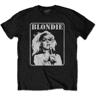 BLONDIE - Presente Poster - čierne pánske tričko