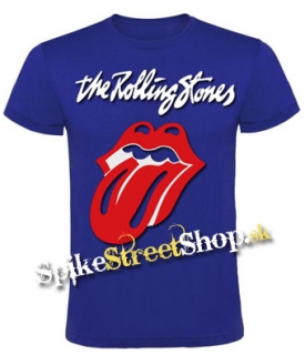 ROLLING STONES - Tonque - detské tričko vo farbe kráľovská modrá