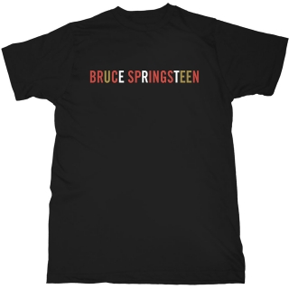 BRUCE SPRINGSTEEN - Logo - čierne pánske tričko