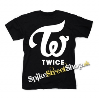 TWICE - Logo - čierne detské tričko