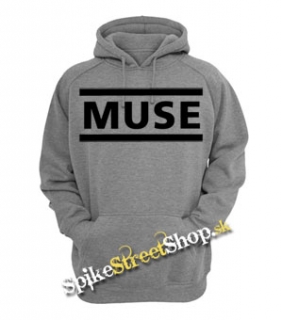 MUSE - Logo - sivá detská mikina