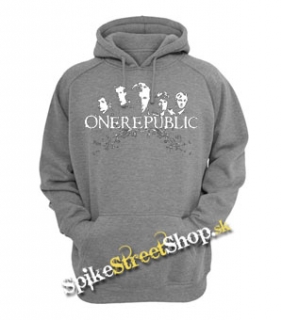 ONE REPUBLIC - Logo And Band - sivá detská mikina