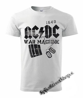 AC/DC - War Machine - biele detské tričko