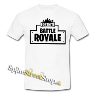 FORTNITE BATTLE ROYALE - biele detské tričko