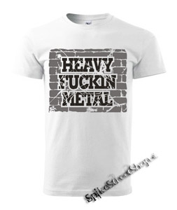 HEAVY FUCKIN METAL - biele detské tričko