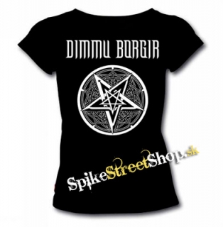 DIMMU BORGIR - Pentagram - čierne dámske tričko