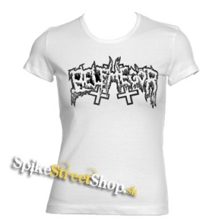 BELPHEGOR - Logo - biele dámske tričko