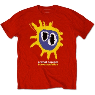 PRIMAL SCREAM - Screamadelica - červené pánske tričko