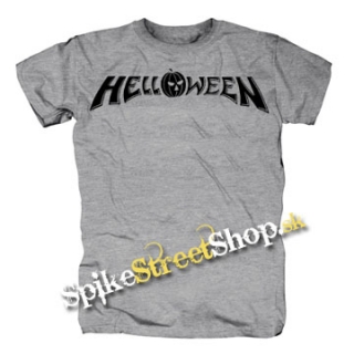 HELLOWEEN - Logo - sivé detské tričko