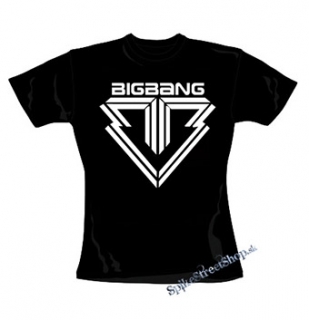 BIGBANG - Logo - čierne dámske tričko