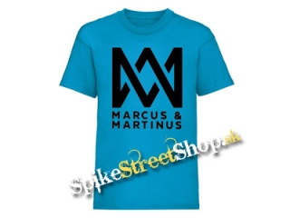 MARCUS & MARTINUS - Logo - modré detské tričko