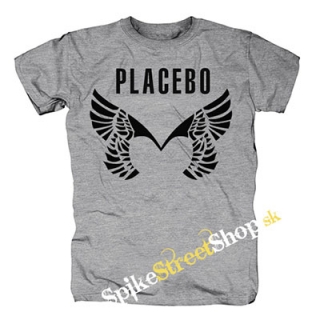 PLACEBO - Wings Logo - sivé detské tričko