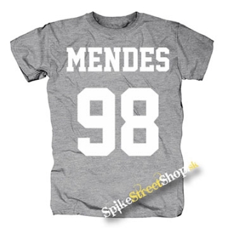 SHAWN MENDES - 98 White Number - sivé detské tričko