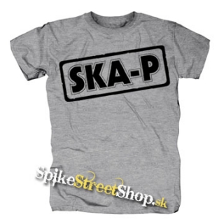 SKA-P - Logo - sivé detské tričko