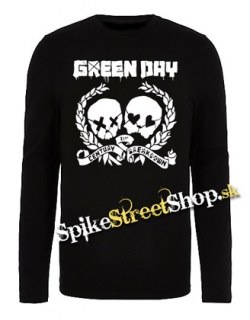 GREEN DAY - Skulls - detské tričko s dlhými rukávmi