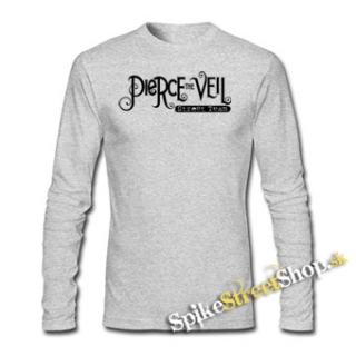 PIERCE THE VEIL - Logo - šedé detské tričko s dlhými rukávmi