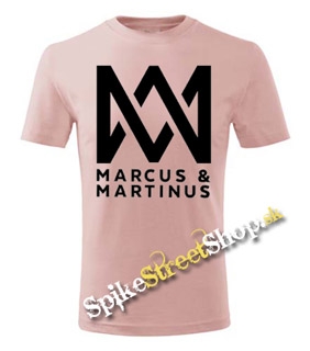 MARCUS & MARTINUS - Logo - staroružové detské tričko