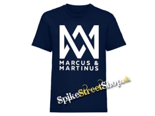 MARCUS & MARTINUS - Logo - námornícke modré detské tričko