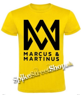 MARCUS & MARTINUS - Logo - žlté detské tričko