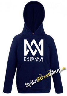 MARCUS & MARTINUS - Logo - tmavomodrá detská mikina